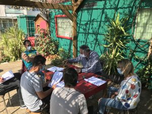 valeurs pédagogiques au jardin groupe de CAPA